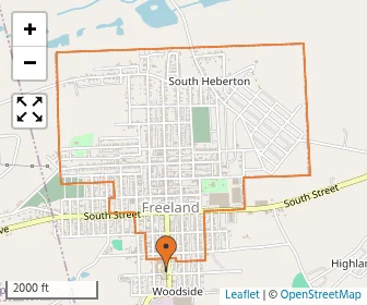Area schools map