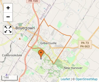 Area schools map