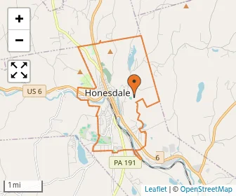 Area schools map