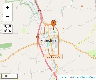 Area schools map