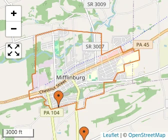 Area schools map