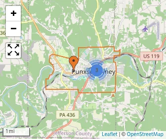 Area schools map