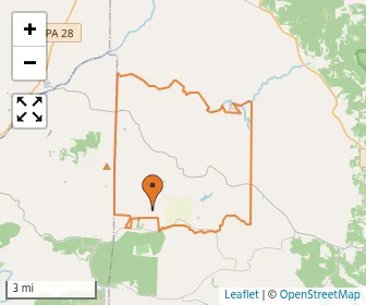 Area schools map