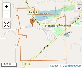 Area schools map