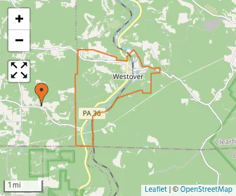 Area schools map
