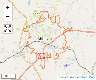 Area schools map