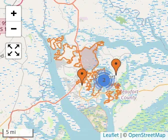 Area schools map