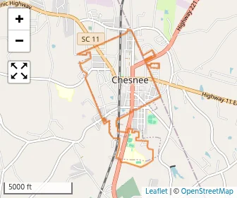 Area schools map