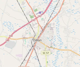 Area schools map