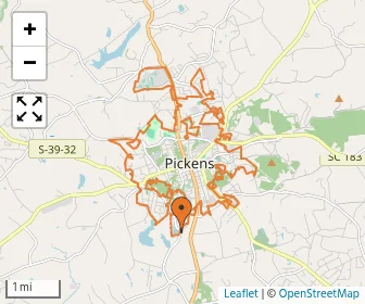 Area schools map