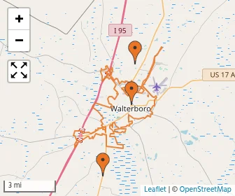 Area schools map