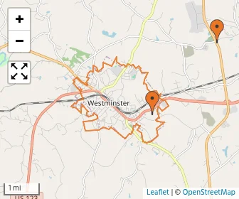 Area schools map