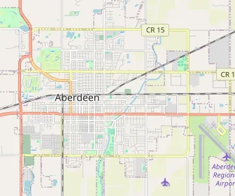 Area schools map