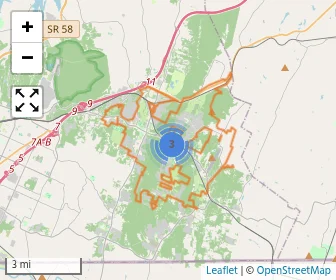 Area schools map