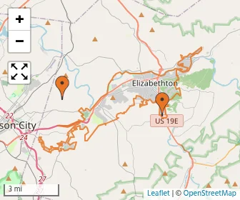 Area schools map