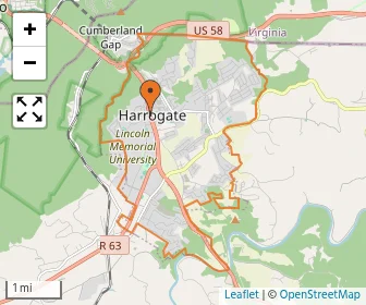 Area schools map