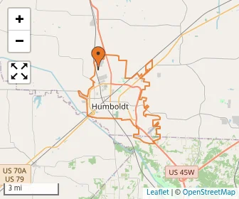 Area schools map