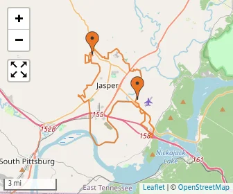 Area schools map