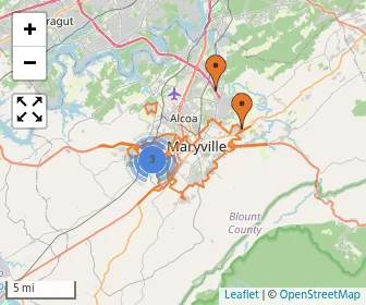 Area schools map