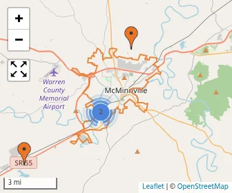 Area schools map