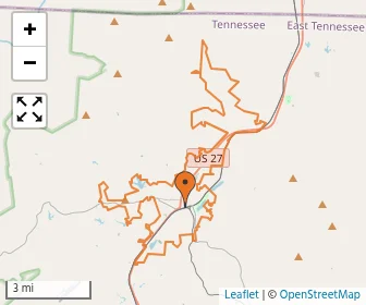 Area schools map