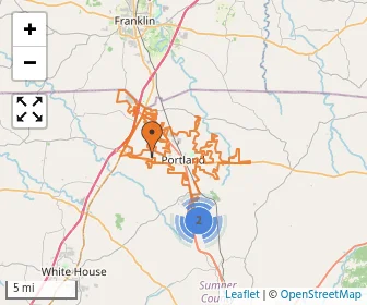 Area schools map