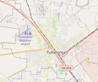 Area schools map