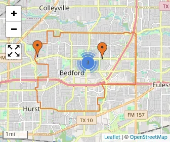Area schools map