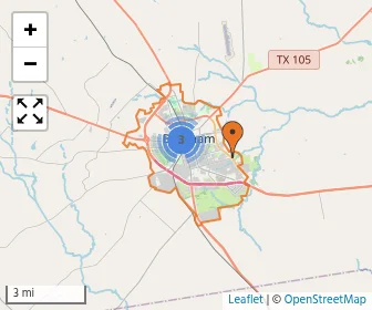 Area schools map