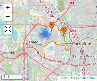 Area schools map