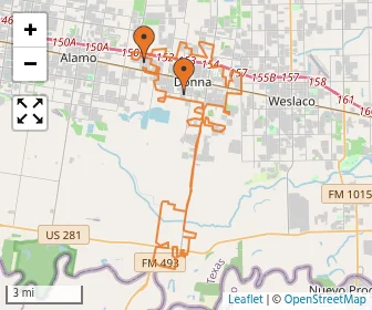 Area schools map
