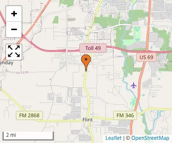 Area schools map