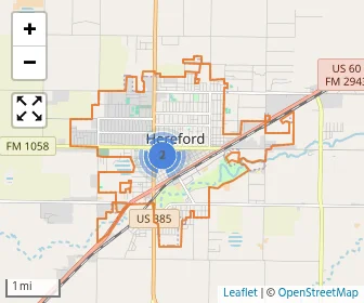Area schools map