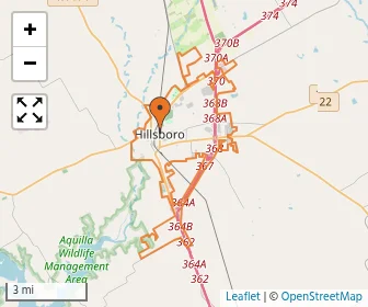 Area schools map