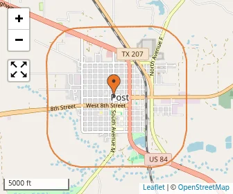 Area schools map