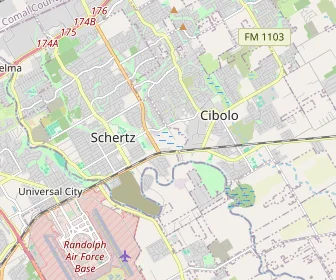 Area schools map