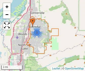 Area schools map