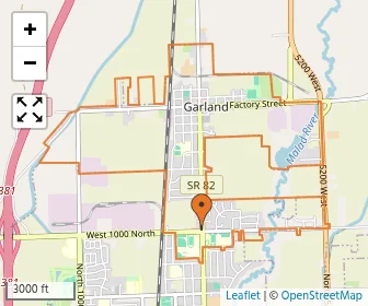 Area schools map
