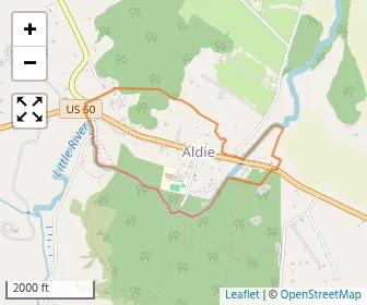 Area schools map