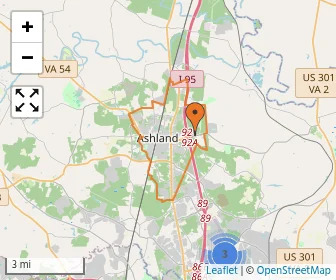 Area schools map