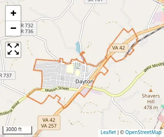 Area schools map
