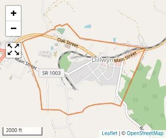 Area schools map