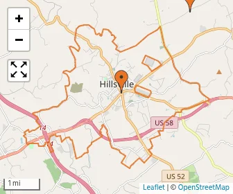 Area schools map