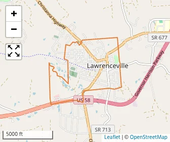 Area schools map