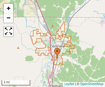 Area schools map