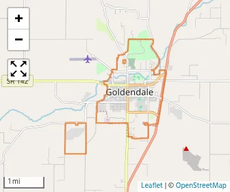 Area schools map