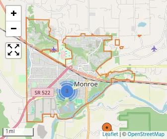 Area schools map
