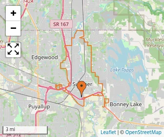 Area schools map