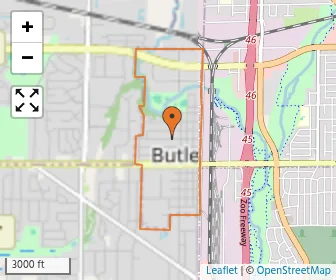Area schools map