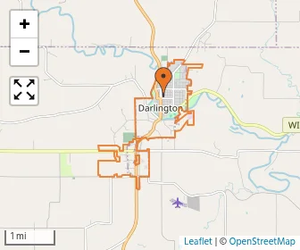 Area schools map
